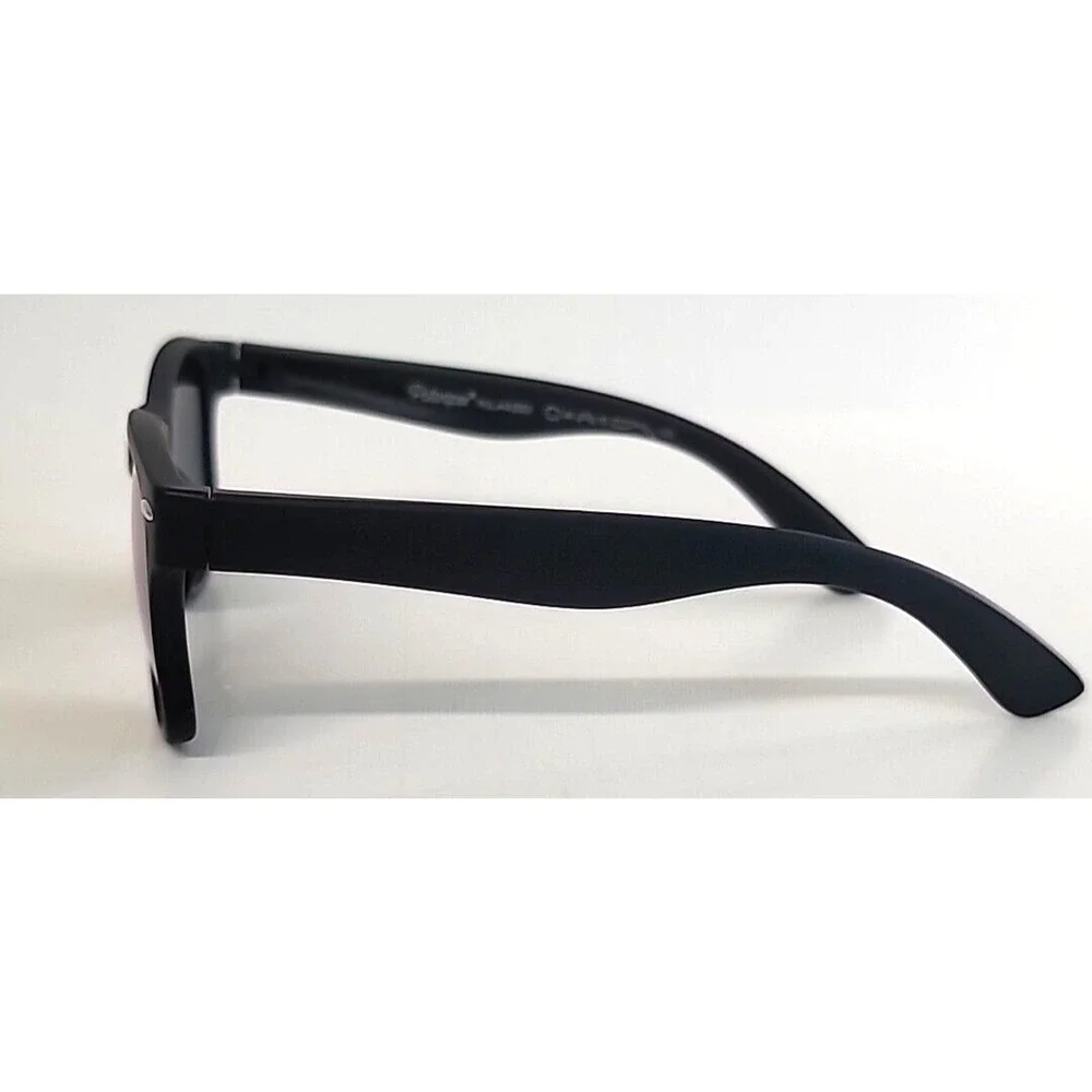 Polarspex Kids‎ Sunglasses Matte Black Frame Mirror Lense 100% UV Protection